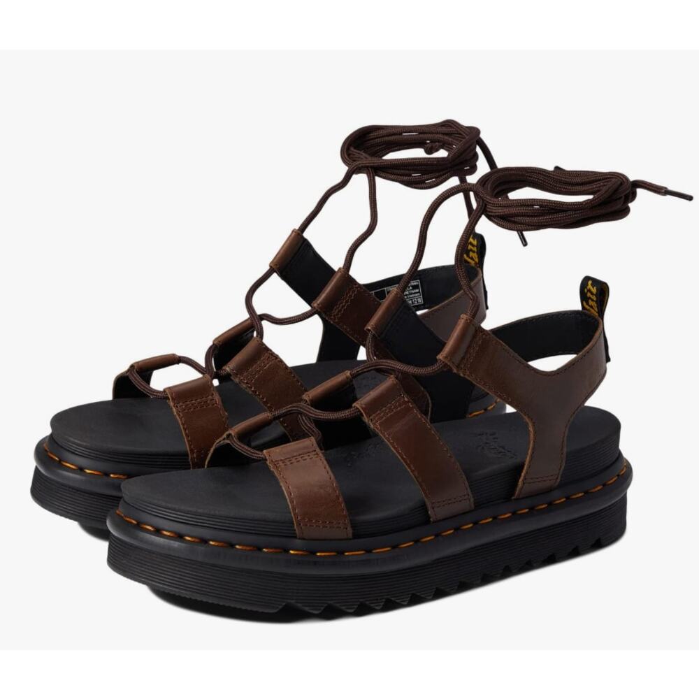 Dr. Marten Nartilla Leather Gladiator Sandals Size 5